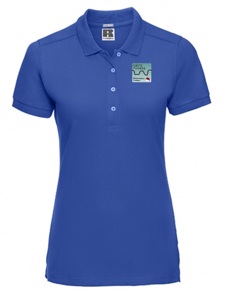 Damen Stretch Polo,  inkl. Druck